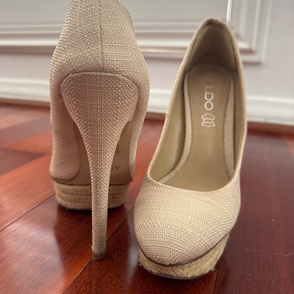 Aldo White Platform Heels – Size 6M | 6” Statement Stilettos - Picture 3 of 3